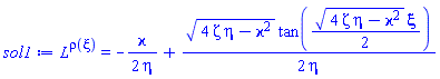 L^rho(xi) = -(1/2)*varkappa/eta+(1/2)*(4*eta*zeta-varkappa^2)^(1/2)*tan((1/2)*(4*eta*zeta-varkappa^2)^(1/2)*xi)/eta