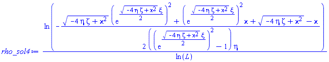 ln(-(1/2)*((-4*eta*zeta+varkappa^2)^(1/2)*(exp((1/2)*(-4*eta*zeta+varkappa^2)^(1/2)*xi))^2+(exp((1/2)*(-4*eta*zeta+varkappa^2)^(1/2)*xi))^2*varkappa+(-4*eta*zeta+varkappa^2)^(1/2)-varkappa)/(((exp((1/2)*(-4*eta*zeta+varkappa^2)^(1/2)*xi))^2-1)*eta))/ln(L)