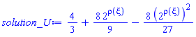 4/3+(8/9)*2^rho(xi)-(8/27)*(2^rho(xi))^2
