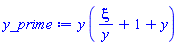 y*(xi/y+1+y)