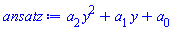 y^2*a[2]+y*a[1]+a[0]