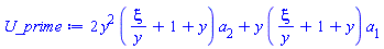 2*y^2*(xi/y+1+y)*a[2]+y*(xi/y+1+y)*a[1]