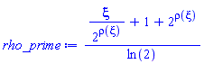 (xi/2^rho(xi)+1+2^rho(xi))/ln(2)
