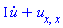 I*(diff(u(x, t), t))+diff(diff(u(x, t), x), x)