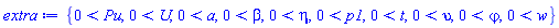 {0 < Pu, 0 < U, 0 < a, 0 < beta, 0 < eta, 0 < p1, 0 < t, 0 < upsilon, 0 < varphi, 0 < w}