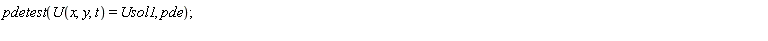pdetest(U(x, y, t) = Usol1, pde)