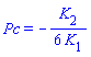 Pc = -(1/6)*K[2]/K[1]