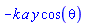 -k*a*y*cos(theta)