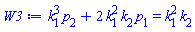 k[1]^3*p[2]+2*k[1]^2*k[2]*p[1] = k[1]^2*k[2]