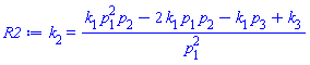 k[2] = (k[1]*p[1]^2*p[2]-2*k[1]*p[1]*p[2]-k[1]*p[3]+k[3])/p[1]^2