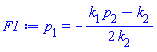 p[1] = -(1/2)*(k[1]*p[2]-k[2])/k[2]