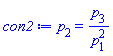 p[2] = p[3]/p[1]^2