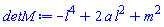 -l^4+2*a*l^2+m^2