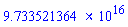 0.9733521364e17