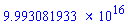 0.9993081933e17