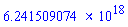 0.6241509074e19