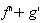 diff(f(x), x, x)+diff(g(x), x)