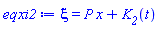 xi = P*x+K__2(t)