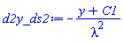 -(y+C1)/lambda^2