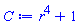 r^4+1